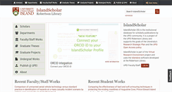 Desktop Screenshot of islandscholar.ca